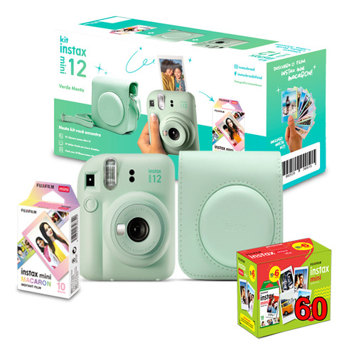 Câmera Instax Mini - Kit + Filme De 60 + Entrega Rápida