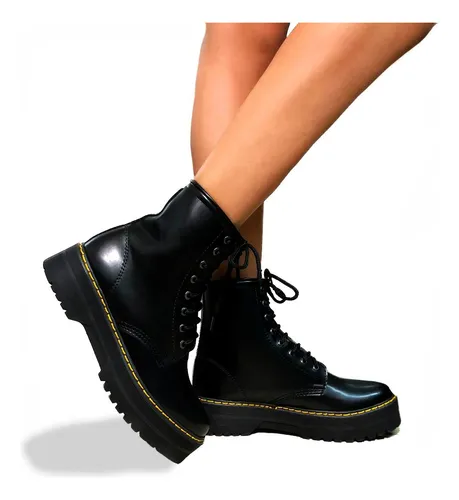 Botas Plataforma De Mujer Dama 6600 Dr Martens Suela Gruesa