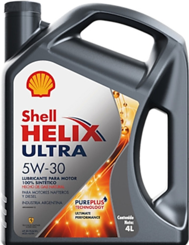 Aceite 5w30 Shell Helix Ultra X Sintético X 4 Litros
