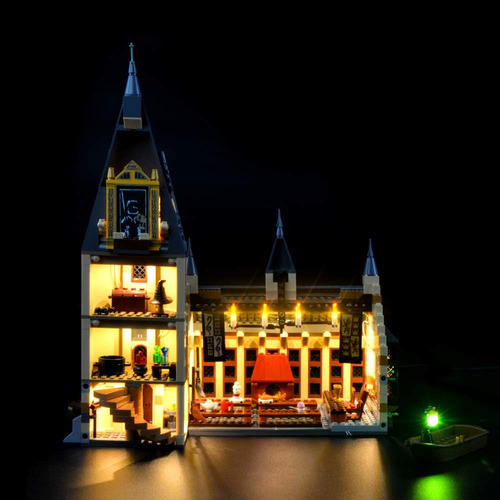 Juego De Luces Geament Bricks Para Harry Potter Hogwarts Gre