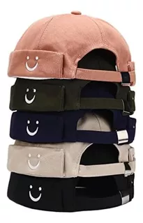 5 Pack Docker Hat Brimless Hats Skullcap Beanie Hat Cap Y 5)