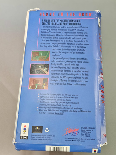 Alone In The Dark Panasonic 3do Excelentes Condiciones