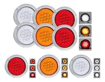 Comprar 6 Plafones 14 Led Redondo Aro Plasma Gel 4 Funciones 12-24vf
