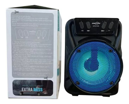 Parlante Speaker  Gts 1375 Bluetooth 3 Pulgadas Usb Fm Sd