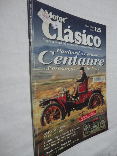 Revista Motor Clasico Nro 125 Junio 1998 Centaure 