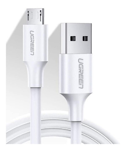 Cable Ugreen De Usb A 2.0 A Micro Usb 2m Blanco 60143 /vc