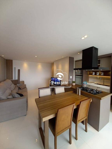 Apartamento Com 2 Dormitórios À Venda, 83 M² Por R$ 670.000,00 - Vila Scarpelli - Santo André/sp - Ap16219
