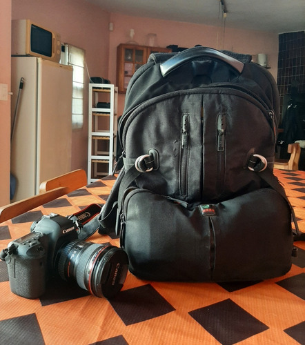  Canon Eos 6d + Mochila, Buen Lente Y Accesorios.