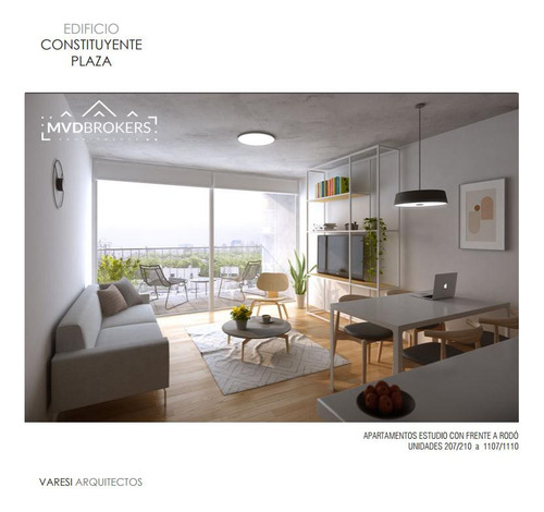 Constituyente Plaza (610-e2) - Venta Monoambiente En Cordón Sur - Estrena Junio 2025!