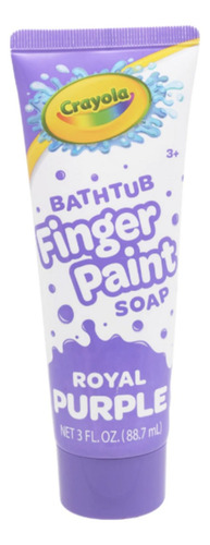 Jabón Pintura De Dedos Morado Marca Crayola Finger Paint