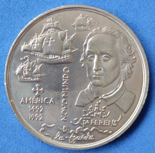 Moneda Conmemorativa De Portugal 1992.