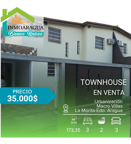 Townhouse En Venta/ Urbanización Macro Villas Morita/pg1112