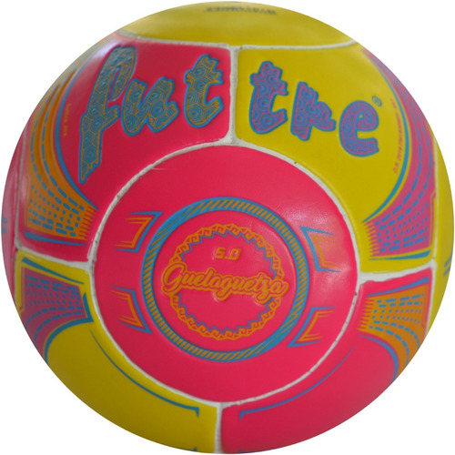 Balón Futtre No. 5 Fiusha Con Amarillo Linea Neón