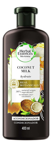 Acondicionador Herbal Essences Bio:renew Coconut Milk 400 Ml