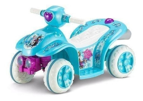 Cuatrimoto Frozen Kid Trax  6v Quad Ride On,azul