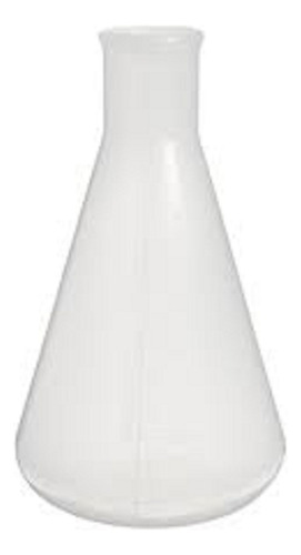 Erlenmeyer Plastico Cap. 500 Ml Con Tapa Rosca