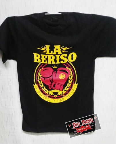 Remera La Beriso 6 Rock Talle X S - Extra Small (40 X 60 Cm)