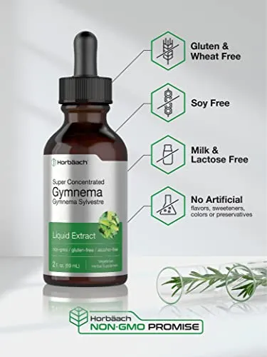 Suplemento Horbaach Gymnema Sylvestre Liquid 60 Ml Alcohol F