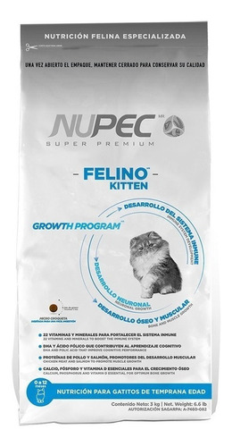  Kitten Para Gato De Temprana Edad 3kg