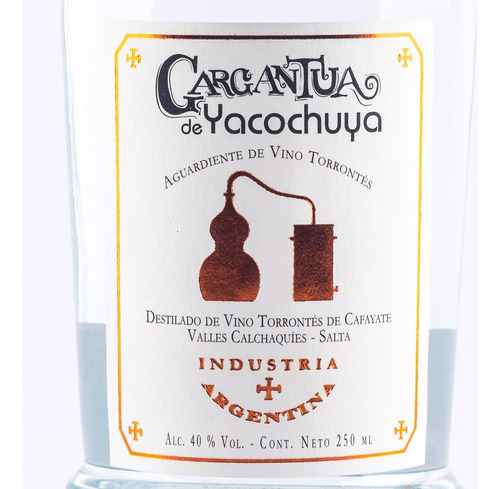 Gargantúa De Yacochuya Aguardiente De Vino Torrontés 6x250cc