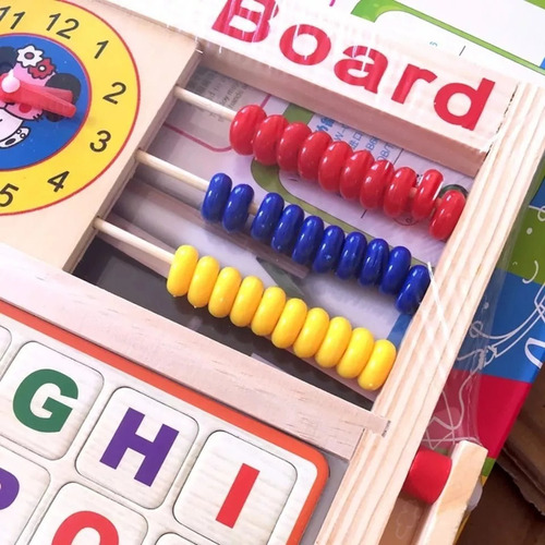 . Tablero Infantil Magnético 2 En 1 Con Accesorios