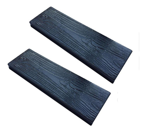 Molde De Madera De 2 Piezas, Formas De Piedra De Grano De