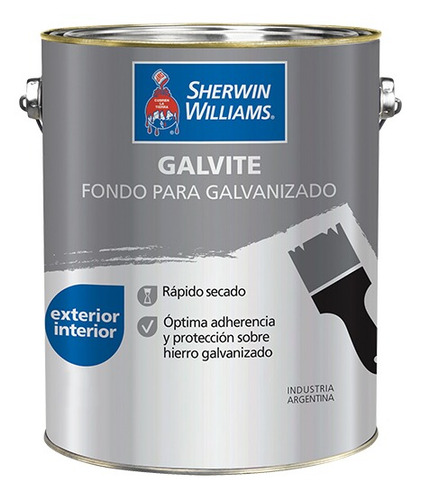 Probase Galvite Para Hierro Galvanizado X 4lts Sherwin Williams - Prestigio