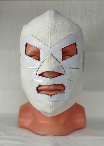 Máscara Profesional Del Luchador Tigermask Dr Wagner Blanca