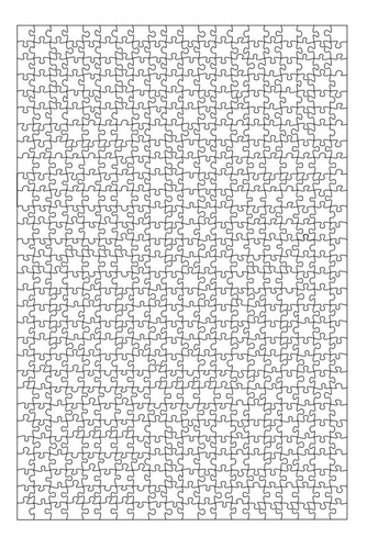 Diseño De Puzzle (rompecabezas) 600 Piezas.