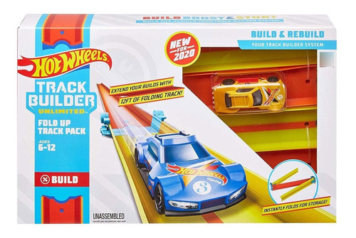 Hot Wheels Track Builder Fold Up Track Pack Da Mattel Glc87