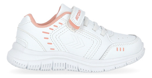 Zapatillas Atomik Marsella Infantil Sintético En Blanco Y Ro