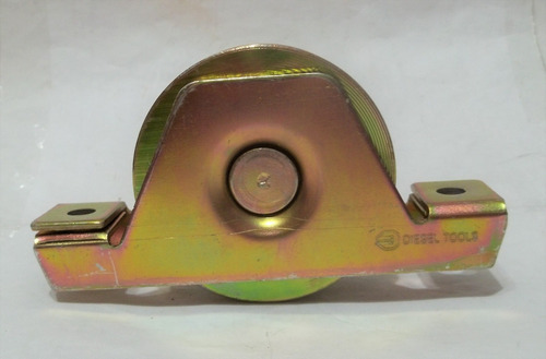 Rueda Roldana Tipo V Con Base Portón 80 X 20 Mm