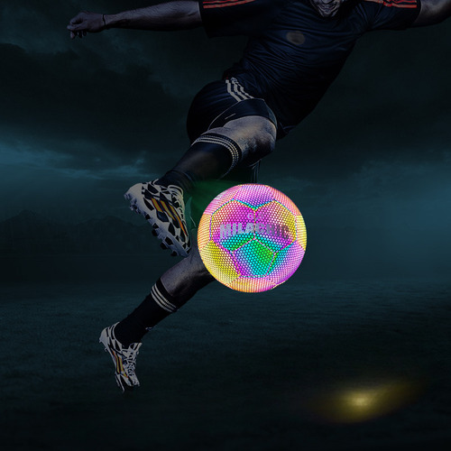 No. 5 Láser Luminoso Juego De Entrenamiento Fútbol Pu Cuero