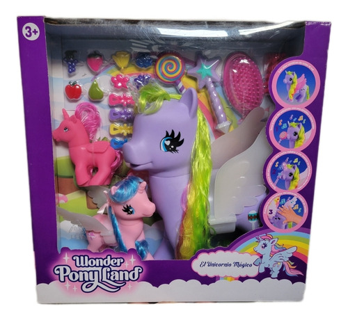 Wonder Ponyland El Unicornio Mágico Luz Y Sonido