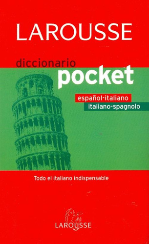 Libro Diccionario Pocket Italiano Español Italiano Spagnolo