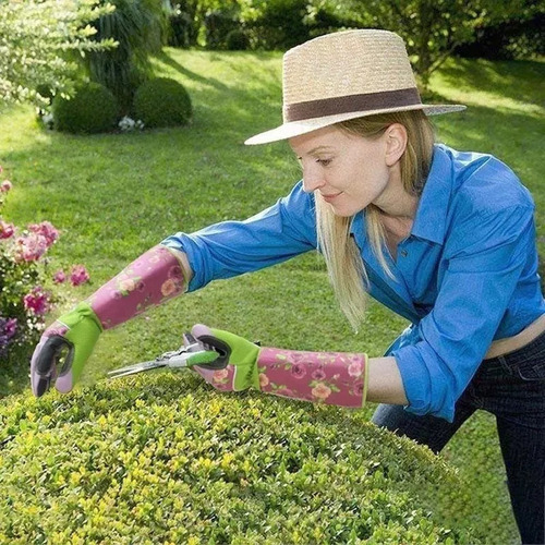 Guantes De Poda Jardinería A Prueba De Espinas Con Guante