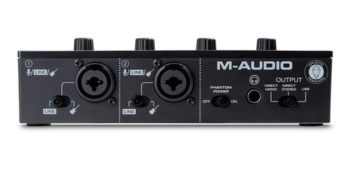 Imagen 6 de 6 de Interface De Audio M-audio M-track Duo Usb 2 Canales 48 Khz