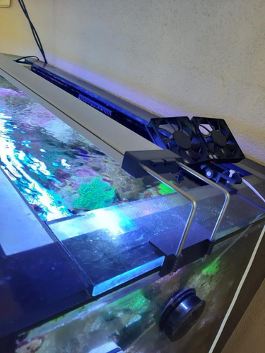 Imagem 1 de 4 de Luminária Led Aquário Eco Power Ft80 Bra/azul/ver 80/100cm