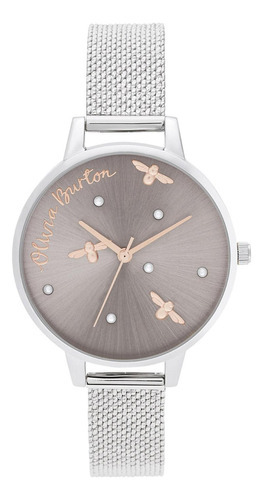 Reloj Olivia Burton Mujer Cristales Perla Blanca Ob16pq01 Pq