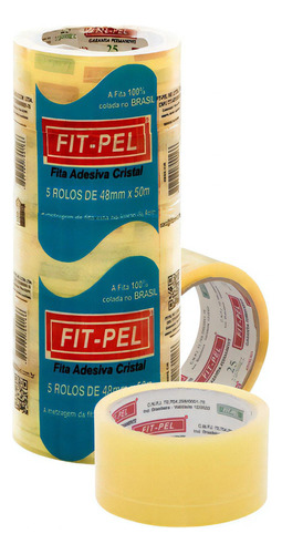 Fita Empacotamento De Caixas -fit-pel 48mmx50metros 