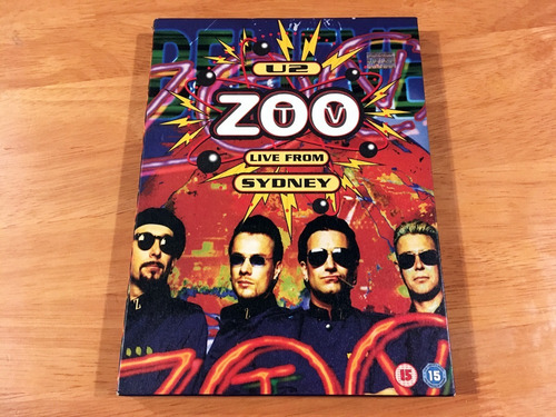 U2 Zoo Tv Live From Sydney 2 Dvd Original 2006 (Usado)