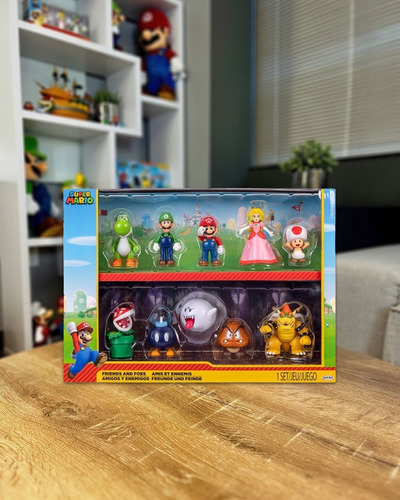 Set Figuras Super Mario Amigos Y Enemigos 10 Piezas