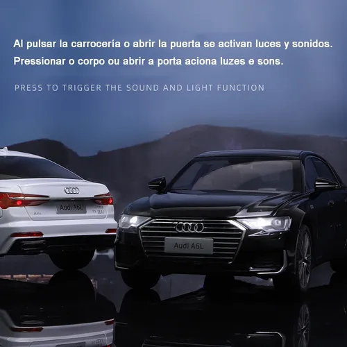 1:18 アウディ A6 リムジン合金モデルカーのおもちゃダイ