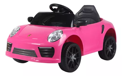 Mini Carro Elétrico Infantil Com Controle Remoto Rosa BW028RS