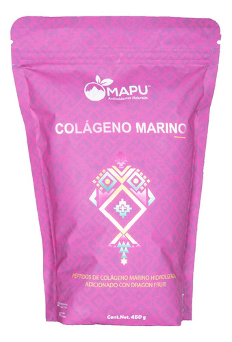 Mapu - Colágeno Marino Con Dragon Fruit 450 Gr