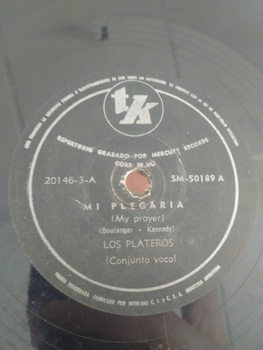 Los Plateros Disco Pasta Tk Sm-50189 C25