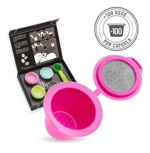 Imagen 1 de 10 de Nespresso 4 Capsulas Recargables Caffettino - Ecologicas