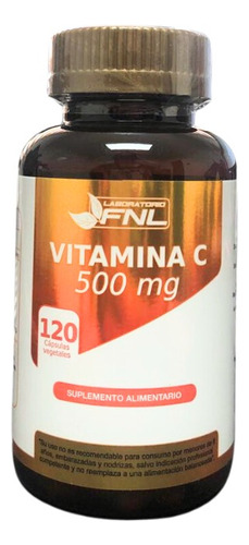 Vitamina C Fnl 500 Mg 120 Cápsulas 1 Frasco - Providencia