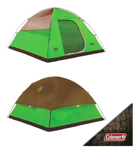 Carpa Doble Tendido Coleman 2 Personas Tienda De Campaña