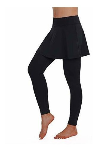 Anivivo Leggings Con Falda Para Mujer, Leggings De Yoga Con 